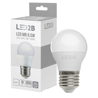 LED-Lampe E14 Ball 9W 806lm 4000K Neutral 180° LED2B Kobi