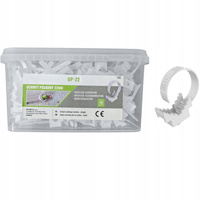 UP-22 Bandmontagehalter für Kabel Weiß 200 Stk. ECOLIGHT