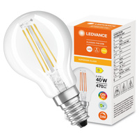 LED Lampen P45 E14 3.4W = 40W 470lm 2700K Warmweiß FILAMENT DIMMABLE LEDVANCE