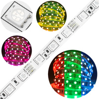 LED-Strip, LED-Streifen 12V 72W 300LED 5050 10mm 5m RGB LUMILED