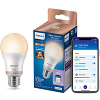 LED-Lampe E27 A60 12,5W = 100W 1521lm 2200-6500K TW Smart SMART WiFi Bluetooth App WiZ Philips