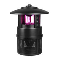 Garten Insektizidlampe Hängelaterne mit Ventilator 9xSMD LED Schwarz VA0195 VAYOX