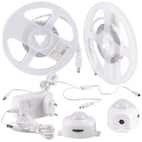 LED-Streifen mit Bewegungs- und Dämmerungssensor 16.5W 1960lm 4000K Neutral 220-240V Weiß 5m Sanico Goldlux