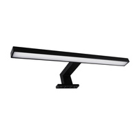 LED Badezimmer Wandleuchte 5W 520lm 4000K Neutral 120° Schwarz IP44 MILOS Sanico Goldlux