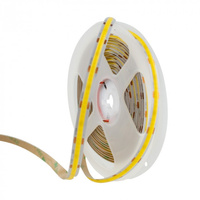 LED-Streifen COB 10W/m 900lm/m 320LED/m 12V 6500K Kalt IP20 Rolle 5m Ecolight