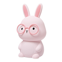 Sanico Goldlux LED Kaninchen 1W 3000K RGBW Rosa Dimmbare Flora Dekorative Lampe