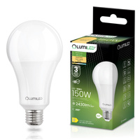 LED Lampen E27, Glühbirne A80 18W = 150W 2500lm 260° 3000K warmweiß LUMILED