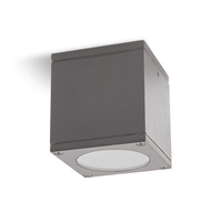 SPOT LED QUAZAR 17 GU10 IP44 Deckenleuchte KOBI ALUMINIUM Quadratisch Grau