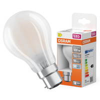 LED-Lampe A60 B22d 11W = 100W 1521lm 4000K Neutral 300° Retrofit Glühfaden CLASSIC Osram