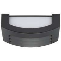 Gartenwandleuchte Elevation Außenleuchte E27 Dunkelgrau IP54