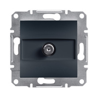 Einzelne SAT-Antennendose 1dB Anthrazit SCHNEIDER ASFORA