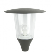 Kopfschirm für Außengartenlampe METIS E27 IP65 Su-Ma