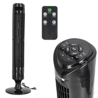 Säulenventilator Röhrenluftumwälzer Stehventilator Schwarz 45W Lisse 2 Windstar Kobi