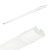 LED hermetische Leuchte 36W 4320lm 4000K Neutral IP65 IK06 Weiß Cortez Kobi