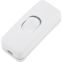 Schalter Wippenschalter für Kabel mit Schnappverschluss Schwarz LUMILED