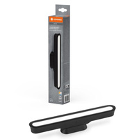 LED-Panel-Deckenleuchte 4.2W 200lm 3000K - 4000K - 6500K CCT Dimmbar Anbau Schwarz LinearLED Ledvance