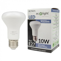 LED-Reflektor-Glühbirne R63 E27 10W 900lm 6500K Cold Ecolight