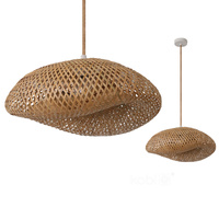 Bambus E27 Brugia Dekorative Hängelampe Kobi
