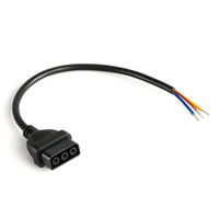 Netzstecker 30cm 230V Schwarz VL-BNL02-F01B VIDEX