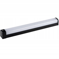 LED Wand- und Deckenleuchte Badezimmerleuchte mit Schalter 20W 4000K IP44 80cm Schwarz KANLUX