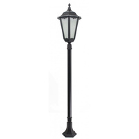 Outdoor-Gartenlampenmast LATERNE E27 Retro Maxi K 5002/1 BD 45 170cm schwarz Su-Ma