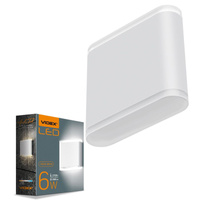 Garten-Wandleuchte Outdoor LED-Fassadenleuchte 6W 660lm 2700lm Warm White EVAN Videx