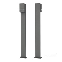 LED-Gartenleuchte QUAZAR 12 GU10 IP44 KOBI ALUMINIUM GRAU