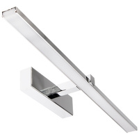 LED-Spiegelleuchte 8W, Badezimmer-Wandleuchte 700lm Chrom neutral 40cm VENUS LUMILED