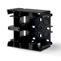 Aufputz-Elektrokasten Schwarz BINERA VIDEX