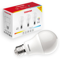 3x LED Lampen E27 A60 8,5W = 60W 806lm 4000K Neutral TOSHIBA