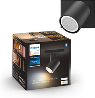Spot Runner LED Wandleuchte Schwarz 4.2W CCT PHILIPS HUE Bluetooth Zigbee