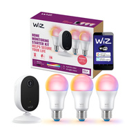 Intelligentes Überwachungskamera-Set + 3x RGB LED-Lampe SMART WIFI WiZ
