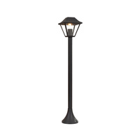 Gartenlampe Laterne E27 IP44 Einzelner transparenter Schirm 95CM Schwarz VT-845 V-TAC