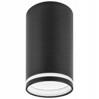 Aufputz-Halogen-Röhrenreflektor Spot GU10 Rund Schwarzer Ring Masterled