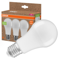 3x LED-Lampe A60 E27 14W = 100W 1521lm 2700K Warm 200° PCR LAMPS Osram