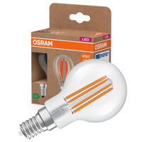 2x LED-Lampe P45 Ball E14 2.2W = 40W 470lm 2700K Warm 320° 214lm/W CLASSIC ENERGY EFFICIENCY Osram