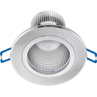 Deckenleuchte 5W Einbau-LED-DOWNLIGHT DEEP Rund 4000K 400lm Silber