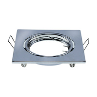 Deckenleuchte Unterputz GU10 Quadratisch Chrom 2 Stück VT-817 V-TAC