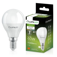 Lampen E14, Glühbirne P40 8W = 60W 806lm 4000K 180° neutral LUMILED