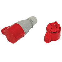 Tragbare Schnellanschluss-Isolationssteckdose 32A 400V 3P+N+Z IP44