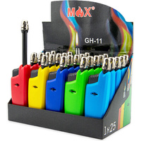 Ca. 25x Zünder mit verlängertem Lauf mit Gas. Ausziehbares Feuerzeug für Kerzen