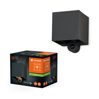 LED-Wandleuchte für den Außenbereich 2.5W 180lm 3000K IP54 Grau mit Bewegungs- und Dämmerungssensor Endura Ledvance