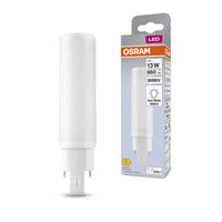LED-Leuchtstoffröhre G24q-1 6W = 13W 660lm 4000K Neutral 120° DULUX LED D/E HF & AC Osram
