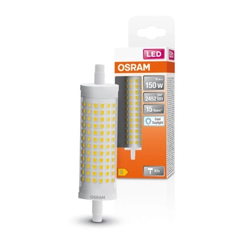 LED-Kapsel-Lampe R7s 19W = 150W 2452lm 6500K Kalt 300° LINE Osram