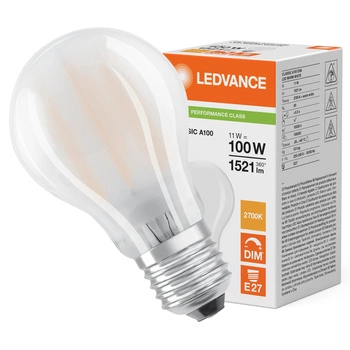 LED Lampen A60 E27 11W = 100W 1521lm 2700K Warmweiß FILAMENT DIMMABLE LEDVANCE