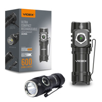 Taktische LED wiederaufladbare wasserdichte Taschenlampe 10W 600lm 5700K A055 VIDEX