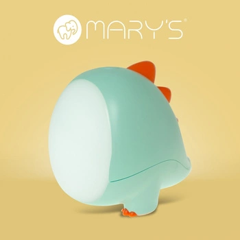 Kinder LED-Nachtlicht 1.6W 3000-6500K Warm und Kalt USB Wiederaufladbar 1200mAh Grün DINO MARY'S
