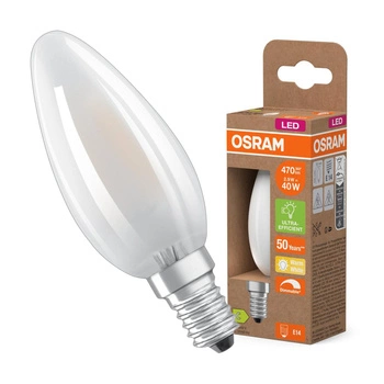 LED-Lampe B35 Kerze E14 2.9W = 40W 470lm 2700K Warm 300° Dimmbar CLASSIC ENERGY EFFICIENCY Osram