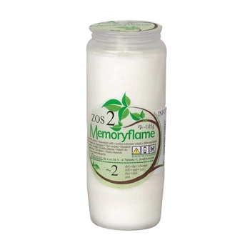 Öl Grabkerze 2 Tage weiß