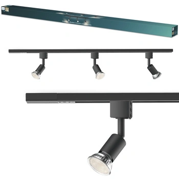 Hängeschienen-Kit LED GU10 Einphasig Schwarz EasyLink Tobia Philips